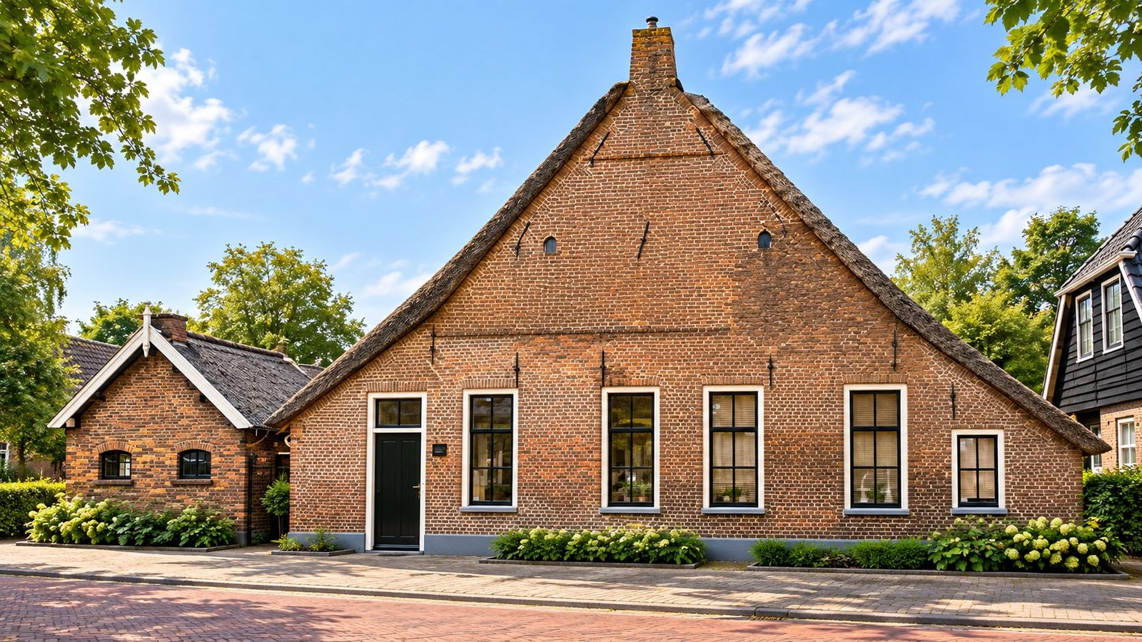 Het pand van Tandartspraktijk Diever in het centrum van Diever
